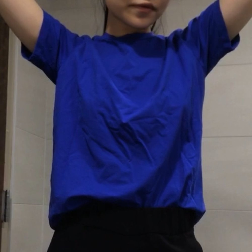 The Blue Tshirt Blue Cobalt Tshirt